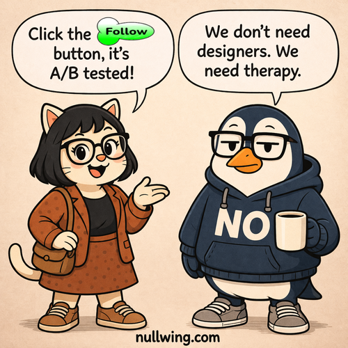 Follow Nullwing for more comics